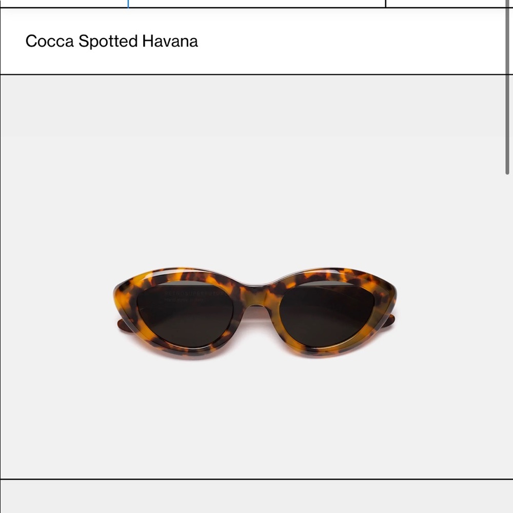 RETROSUPERFUTURE Cocca Spotted Havana Sunglasses